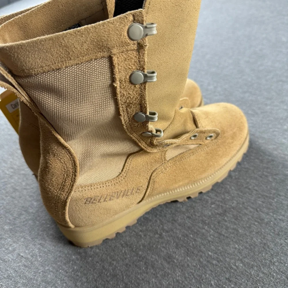 Belleville 6.5 R Mens Tan Suede Gore-Tex Military Flight Combat Boots USA‎ Made